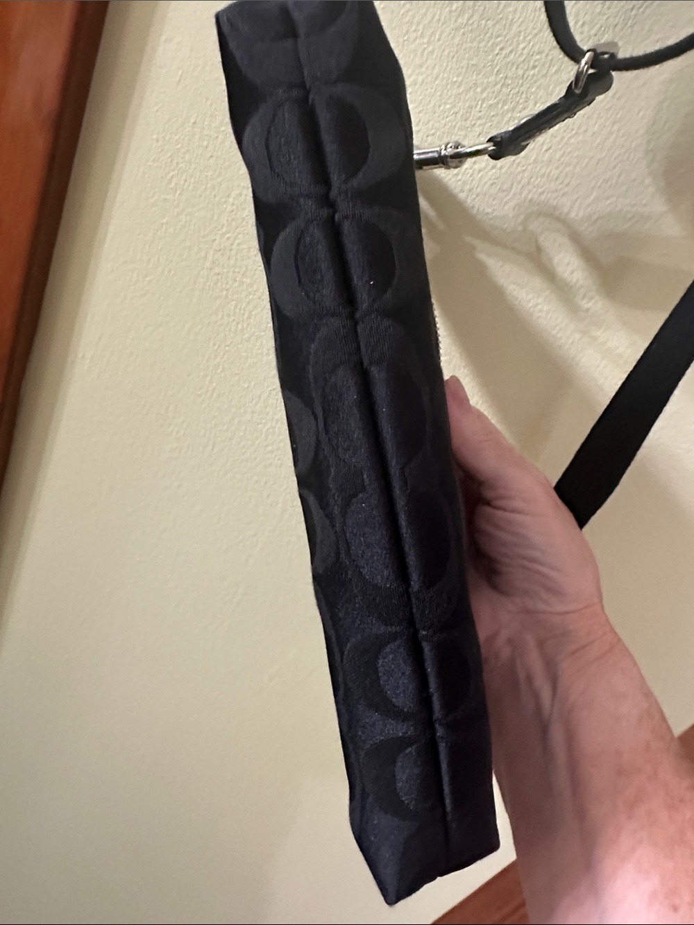 Coach Poppy Black Signature C Jacquard Crossbody Bag - Picture 6 of 10